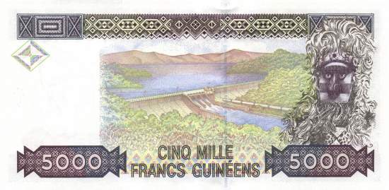 5000 Francs Guinéen 1998